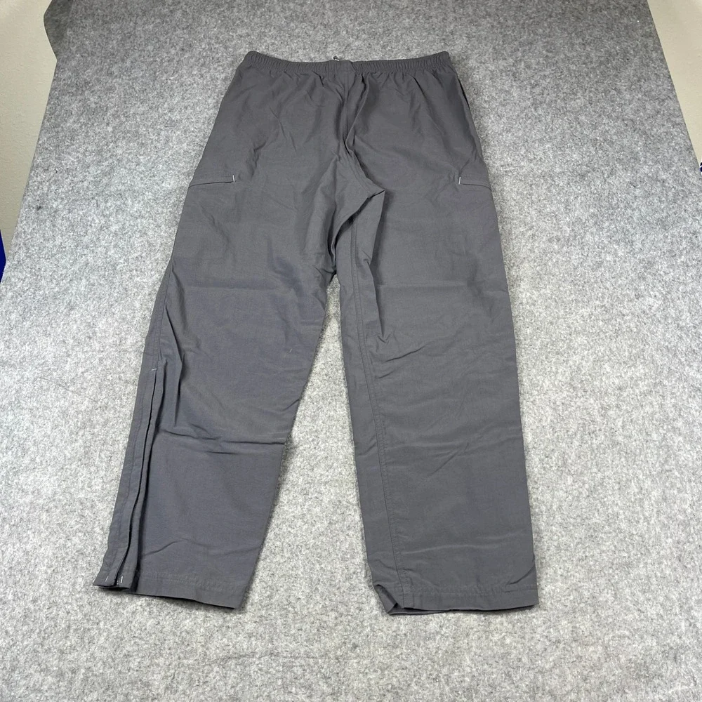 The North Face Mens Gray Nylon Cargo Hiking Pants Size Medium Elastic Waist